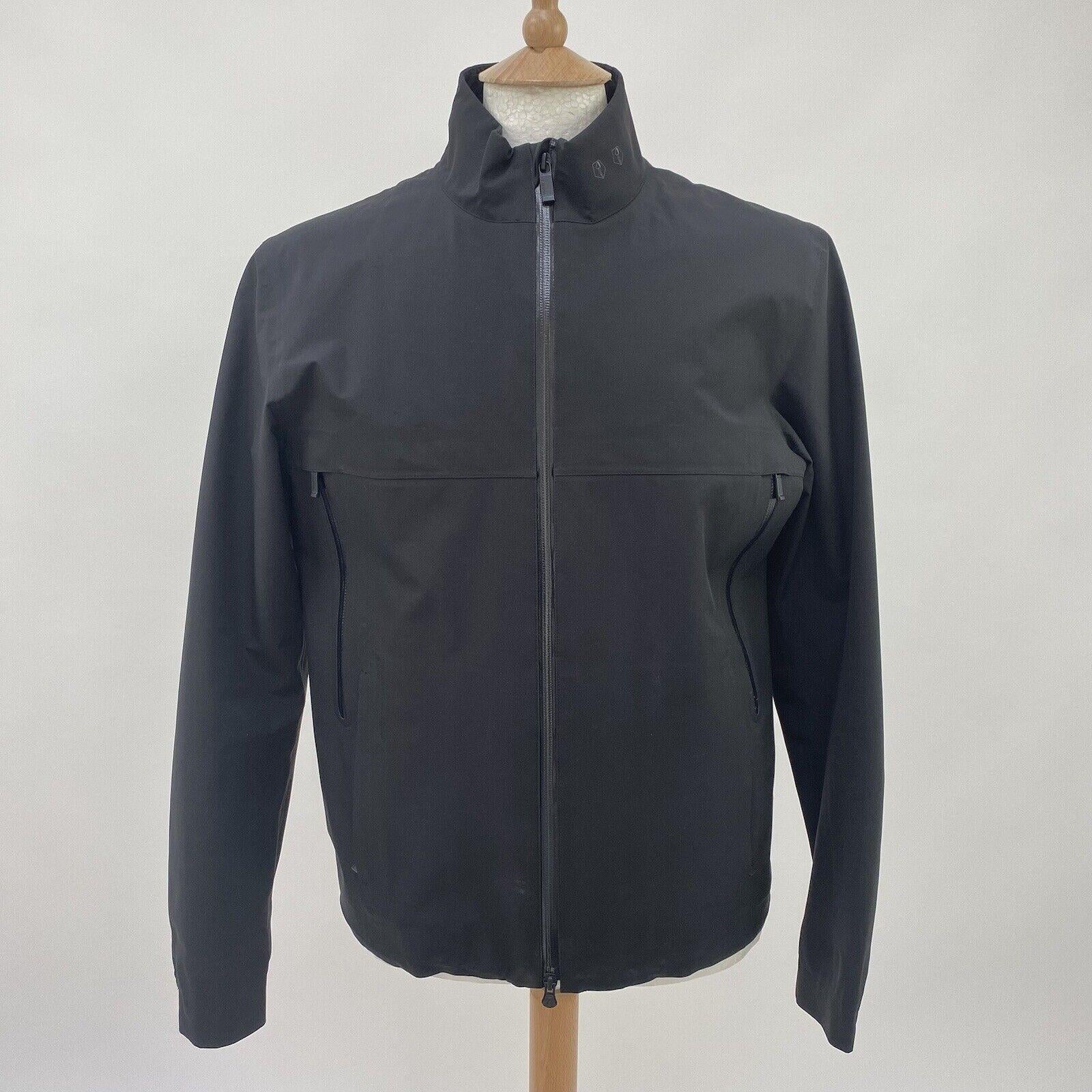 Z Zegna Techno 3-L Jacket With Collar - Size Small - Black