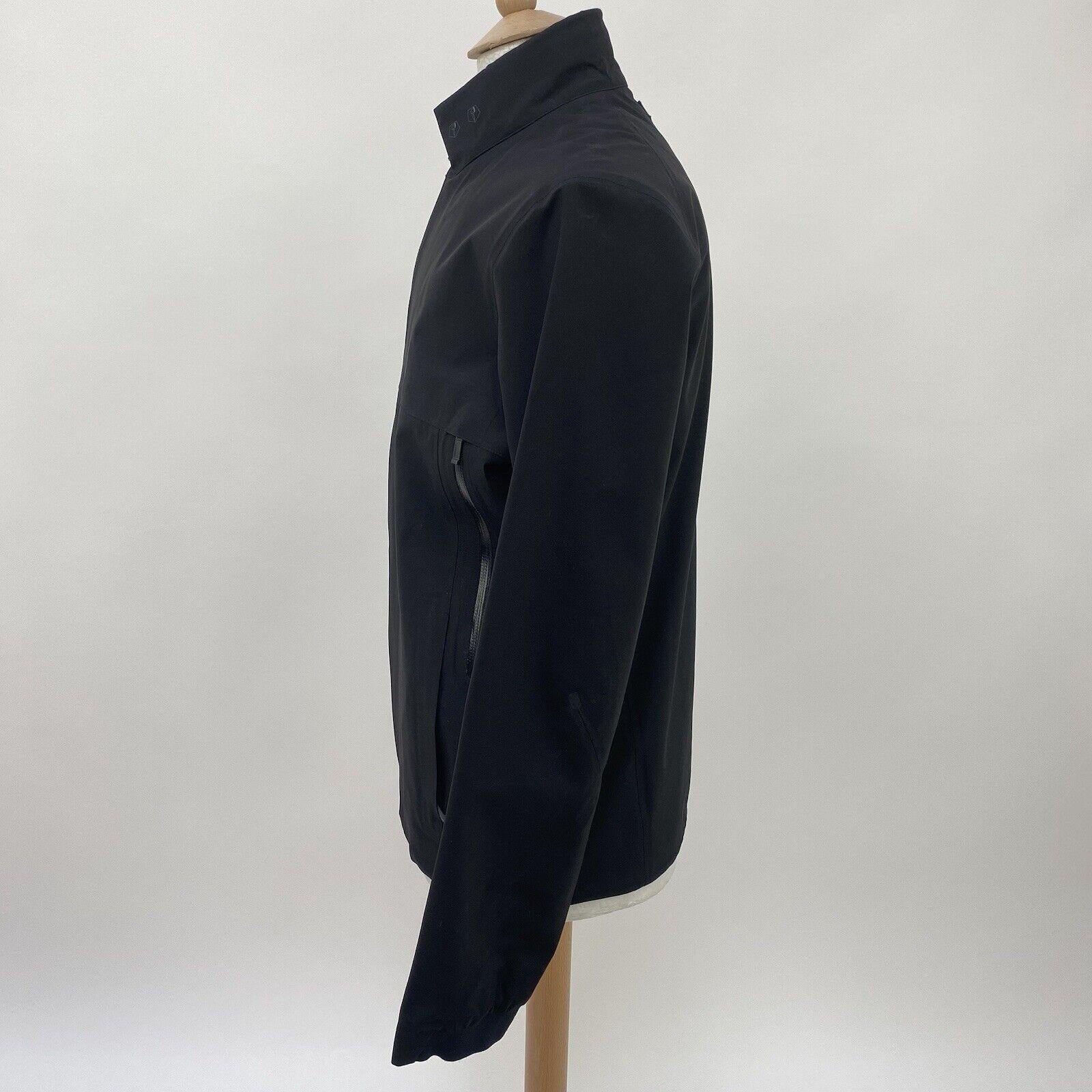 その他 4azu17 Z Zegna Techno 3-L Jacket With Collar - Size Small - Black