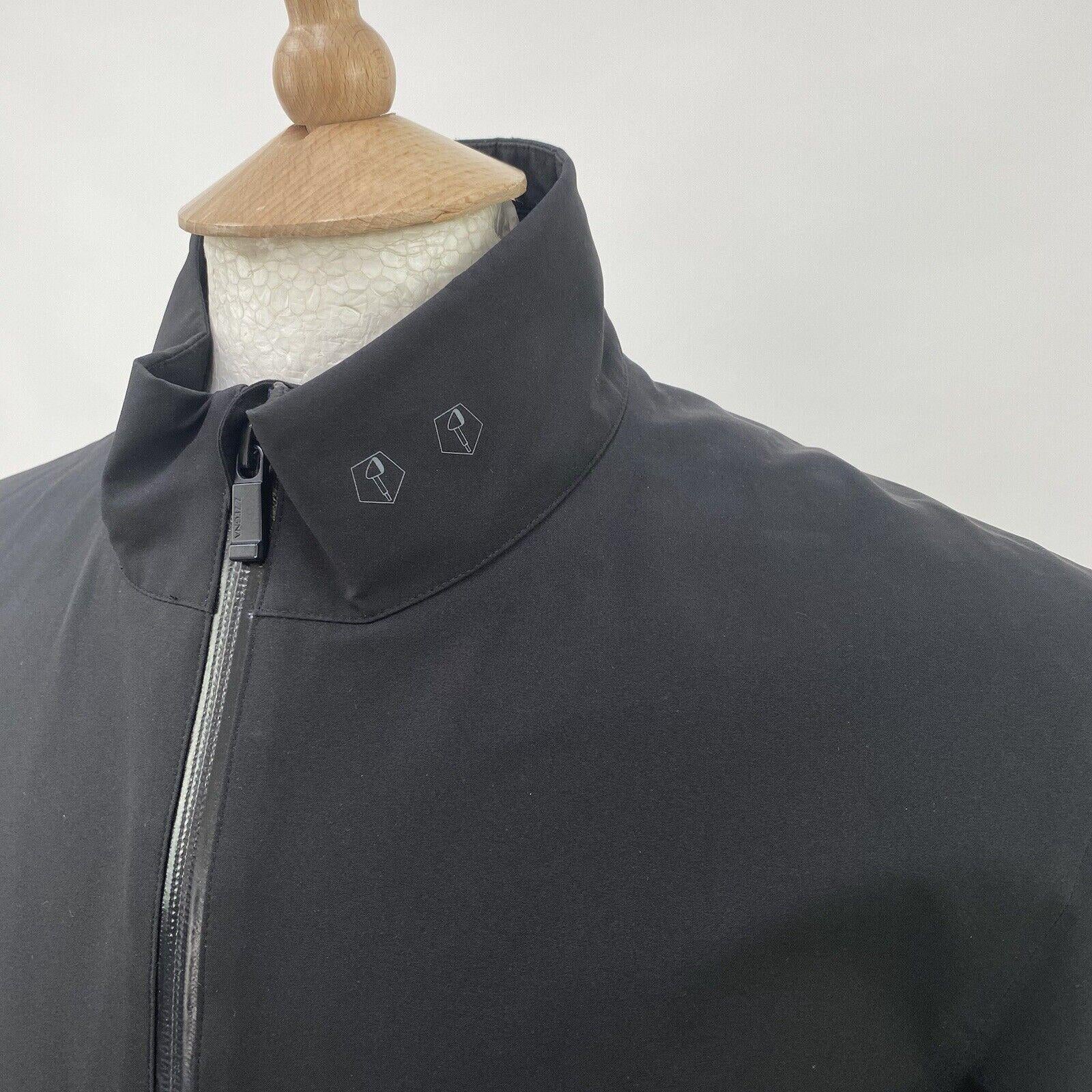 その他 4azu17 Z Zegna Techno 3-L Jacket With Collar - Size Small - Black